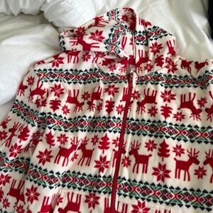 Hannah Andersson Adult L/XL Christmas fleece onesies (there’s 2!)